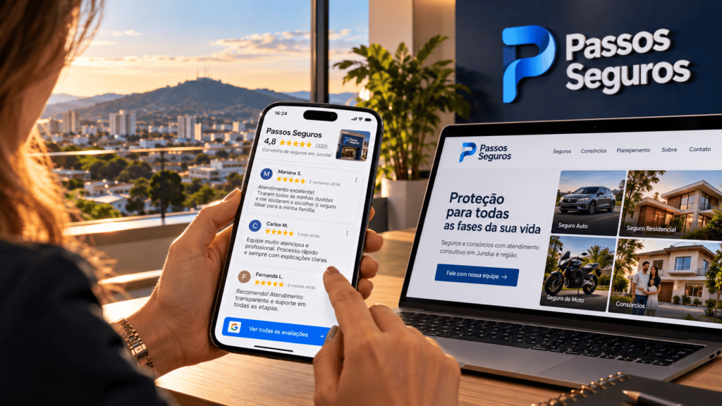 Avaliações da Passos Seguros no escritório