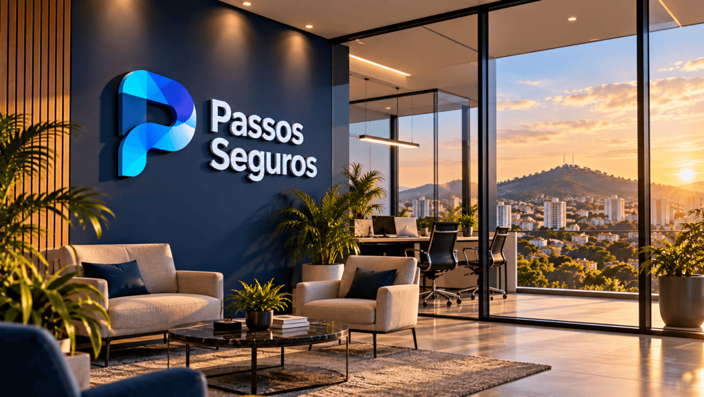 Escritório Passos Seguros ao Pôr do Sol
