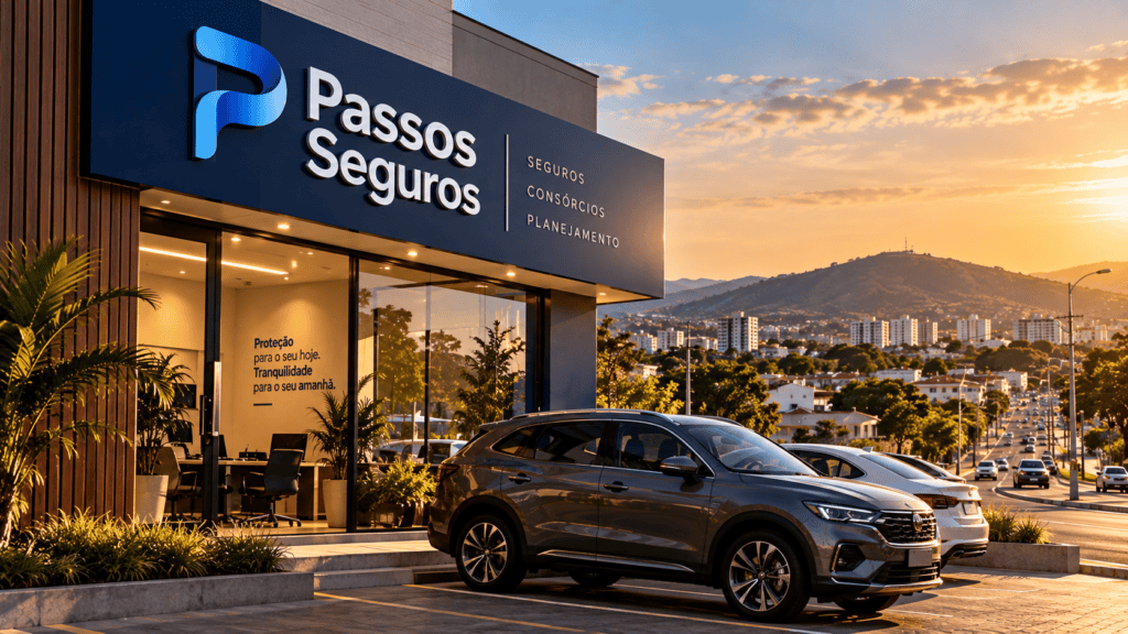 Fachada Passos Seguros ao Entardecer